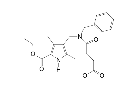 4-(benzyl{[5-(ethoxycarbonyl)-2,4-dimethyl-1H-pyrrol-3-yl]methyl}amino)-4-oxobutanoic acid