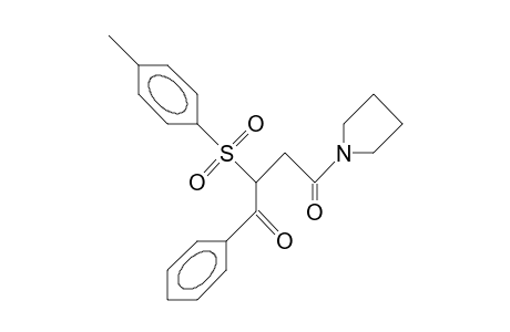 N-(4-Oxo-4-phenyl-3-tosyl-butyryl)-pyrrolidine