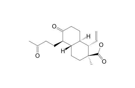 (1.alpha.,2.beta.,4a.beta.,5.beta.,8a.alpha.)-1-Ethenyl-2-methyl-6-oxo-5-(3-oxo-1-butyl)octahydro-2-naphthalenecarboxylic Acid