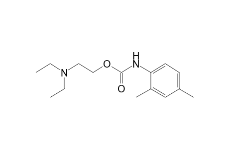 2-(diethylamino)ethanol, 2,4-dimethylcarbanilate (ester)