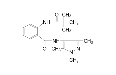 2'-[(1,3,5-trimethylpyrazol-4-yl)carbamoyl]pivalanilide