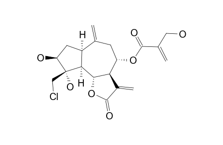 3-BETA,4-ALPHA-DIHYDROXY-4-BETA-(CHLOROMETHYL)-8-ALPHA-(4-HYDROXYMETHACRYLATE)-7-ALPHA-H,5-ALPHA-H,6-BETA-H,7-ALPHA-H-GUAI-10(14),11(13)-DIEN-6,12-OLIDE