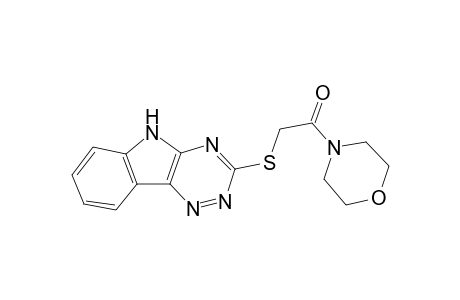 5H-[1,2,4]triazino[5,6-b]indole, 3-[[2-(4-morpholinyl)-2-oxoethyl]thio]-