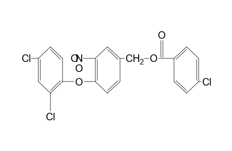 4-(2,4-dichlorophenoxy)-3-nitrobenzyl alcohol, p-chlorobenzoate