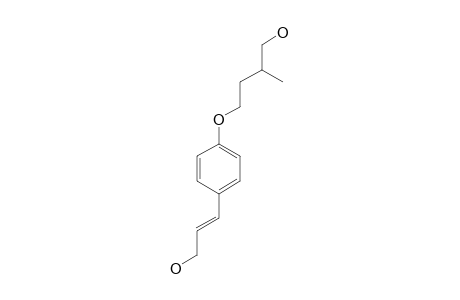 AILANTHOIDIOL;4-O-(4'-HYDROXY-3'-METHYLBUTYL)-CINNAMYL-ALCOHOL