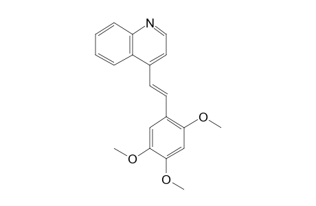 (E)-4-(2,4,5-Trimethoxystyryl)quinoline