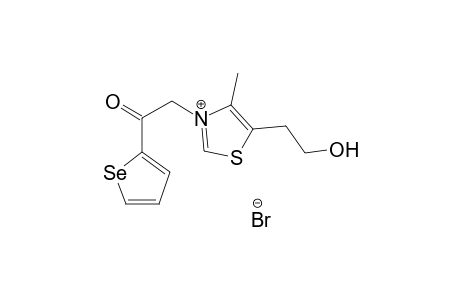 5-(2-Hydroxyethyl)-4-methyl-3-(2-oxo-2-selenophen-2-yl-ethyl)-thiazolium bromide