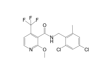 N-[(2,4-dichloro-6-methyl-phenyl)methyl]-2-methoxy-4-(trifluoromethyl)pyridine-3-carboxamide