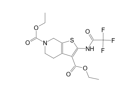 diethyl 2-[(trifluoroacetyl)amino]-4,7-dihydrothieno[2,3-c]pyridine-3,6(5H)-dicarboxylate