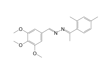 3,4,5-trimethoxybenzaldehyde, azine with 2',4'-dimethylacetophenone