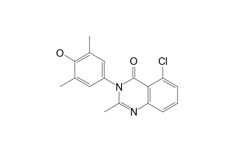 5-chloro-3-(4-hydroxy-3,5-xylyl)-2-methyl-4(3H)-quinazolinone