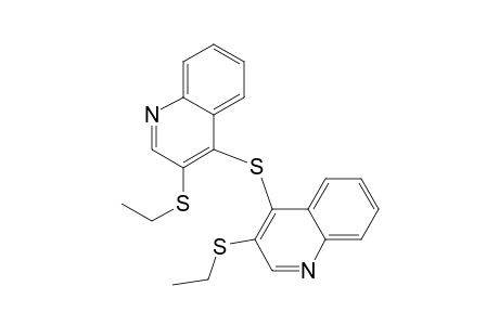 3-(ethylthio)-4-[[3-(ethylthio)-4-quinolinyl]thio]quinoline