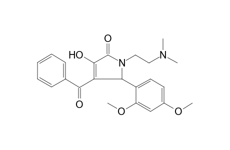 4-Benzoyl-5-(2,4-dimethoxy-phenyl)-1-(2-dimethylamino-ethyl)-3-hydroxy-1,5-dihydro-pyrrol-2-one