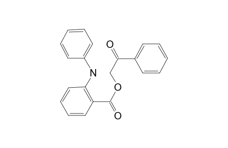 Benzoic acid, 2-phenylamino-, 2-oxo-2-phenylethyl ester