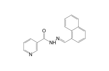 nicotinic acid, [(1-naphthyl)methylene]hydrazide