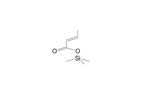 Crotonic acid, mono-TMS