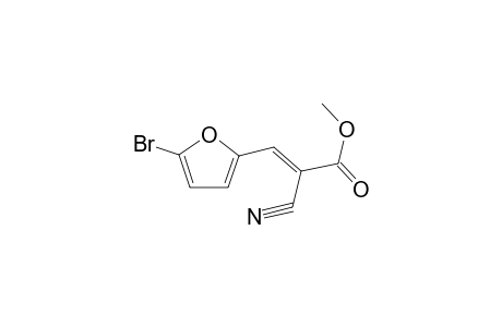 Prop-2-enoic acid, 3-(5-bromo-2-furyl)-2-cyano-, methyl ester