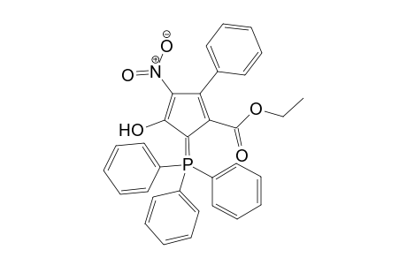 Ethyl 4-Hydroxy-3-nitro-2-phenyl-5-(triphenylphosphoranylidene)cyclopenta-l,3-diene-l-carboxylate
