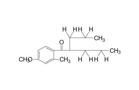 4'-methoxy-2'-methyl-2-propylvalerophenone