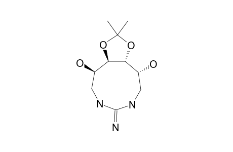 (5R,6R,7R,8R)-5,6,7,8-TETRAHYDROXY-6,7-O-METHYLETHYLIDENE-2-IMINO-1,3-DIAZONANE