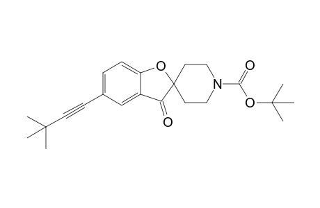 t-Butyl 5-(3',3'-dimethylbut-1'-yn-1'-yl)-3-oxo-spiro[1-benzofuran-2',4'-piperidine]-1'-carboxylate