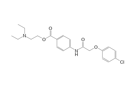 p-[2-(p-chlorophenoxy)acetamido]benzoic acid, 2-(diethylamino)ethyl ester
