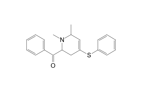 6-Benzoyl-1,2-dimethyl-4-(phenylthio)-1,2,5,6-tetrahydropyridine