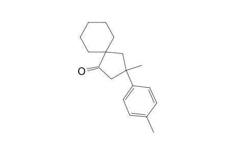 3-Methyl-3-para-tolylspiro(4,5)decan-1-one