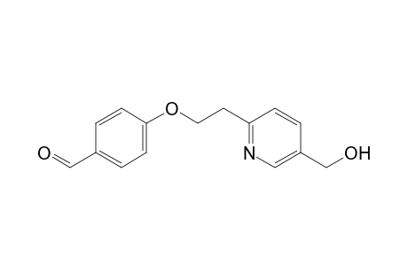 4-[2-(5-methylol-2-pyridyl)ethoxy]benzaldehyde