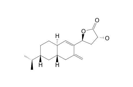 CERINOLACTONE;3-HYDROXY-5-(6-ISOPROPYL-3-METHYLENE-3,4,4A,5,6,7,8,8A-OCTAHYDRONAPHTHALEN-2-YL)-DIHYDROFURAN-2-ONE