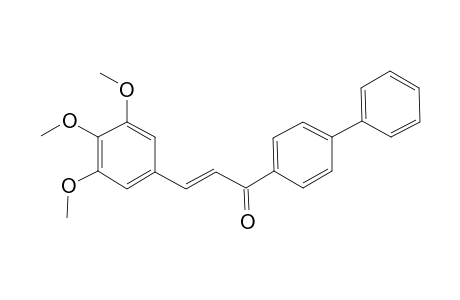 2-propen-1-one, 1-[1,1'-biphenyl]-4-yl-3-(3,4,5-trimethoxyphenyl)-, (2E)-