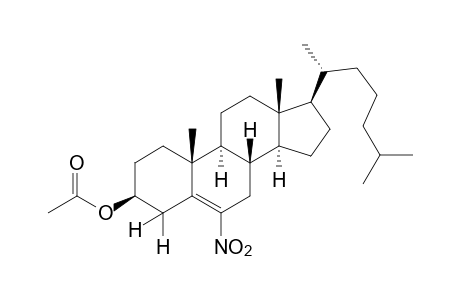 6-Nitrocholest-5-en-3β-ol, acetate