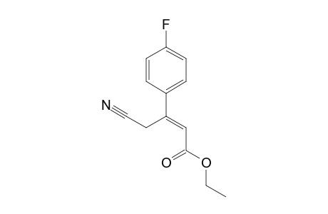 (E)-4-cyano-3-(4-fluorophenyl)-2-butenoic acid ethyl ester