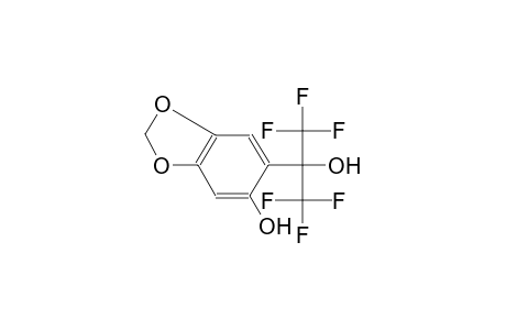 1,3-benzodioxole-5-methanol, 6-hydroxy-alpha,alpha-bis(trifluoromethyl)-