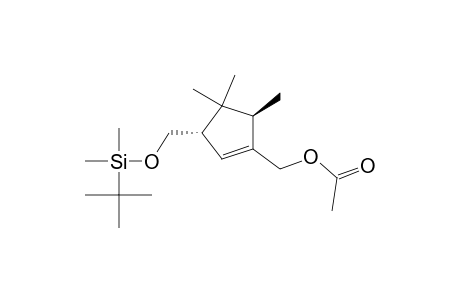 (3S,5R)1-(acetoxymethyl)-3-[[(tert-butyldimethylsilyl)oxy]methyl]-4,4,5-trimethylcyclopentene