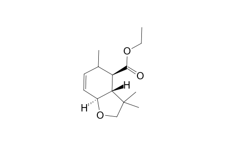 (3aR,4R,7aS)-3,3,5-Trimethyl-2,3,3a,4,5,7a-hexahydro-benzofuran-4-carboxylic acid ethyl ester