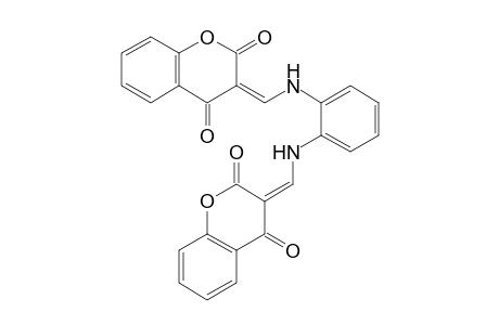 bis[N-(Methylene-4'-oxocoumarinyl)]-1,2-phenylenediamine