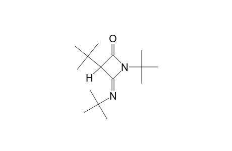 (E)-1,3-DI-TERT.-BUTYL-4-(TERT.-BUTYLIMINO)-AZETIDIN-2-ONE