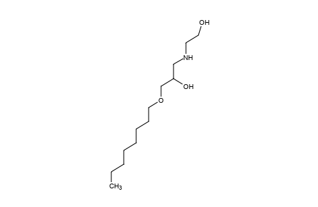 1-[(2-hydroxyethyl)amino]-3-(octyloxy)-2-propanol