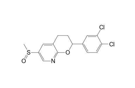 2H-Pyrano[2,3-b]pyridine, 2-(3,4-dichlorophenyl)-3,4-dihydro-6-(methylsulfinyl)-