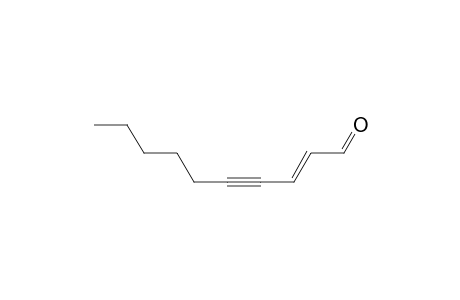 2-Decen-4-ynal, (E)-