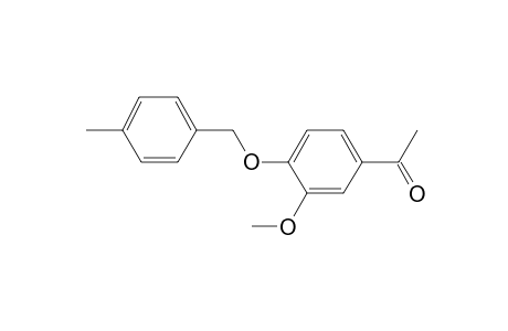 1-Ethanone, 1-[3-methoxy-4-[(4-methylphenyl)methoxy]phenyl]-