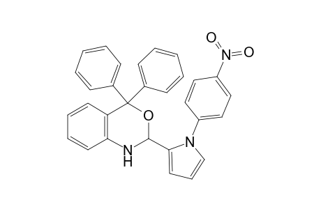 2H-3,1-benzoxazine, 1,4-dihydro-2-[1-(4-nitrophenyl)-1H-pyrrol-2-yl]-4,4-diphenyl-