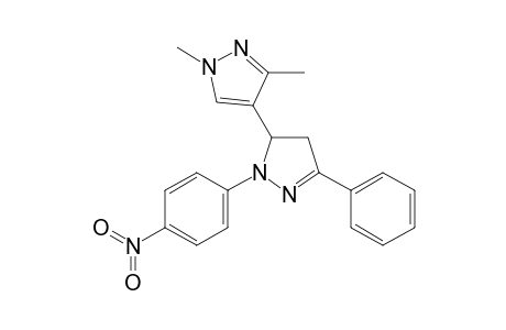 1',3'-dimethyl-2-(4-nitrophenyl)-5-phenyl-3,4-dihydro-1'H,2H-3,4'-bipyrazole