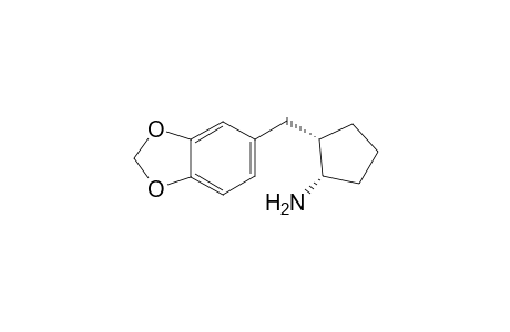 cis-2-(3,4-methylenedioxybenzyl)cyclopentylamine