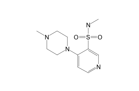 N-methyl-4-(4-methyl-1-piperazinyl)-3-pyridinesulfonamide