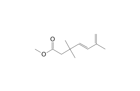 4,6-Heptadienoic acid, 3,3,6-trimethyl-, methyl ester