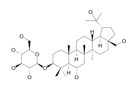 SCHEFFLERIN-A;LUPANE-3-BETA,6-ALPHA,20,28-TETRAOL-3-O-BETA-D-GLUCOPYRANOSIDE