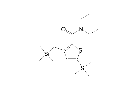 N,N-DIETHYL-5-(TRIMETHYLSILYL)-3-[(TRIMETHYLSILYL)-METHYL]-2-THIOPHENECARBOXAMIDE