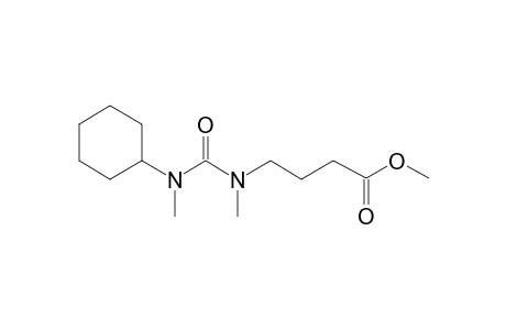 4-{[(cyclohexylamino)carbonyl]amino}butanoic acid, N,N'-dimethyl-, methyl ester